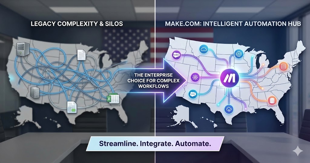 Make.com enterprise automation USA