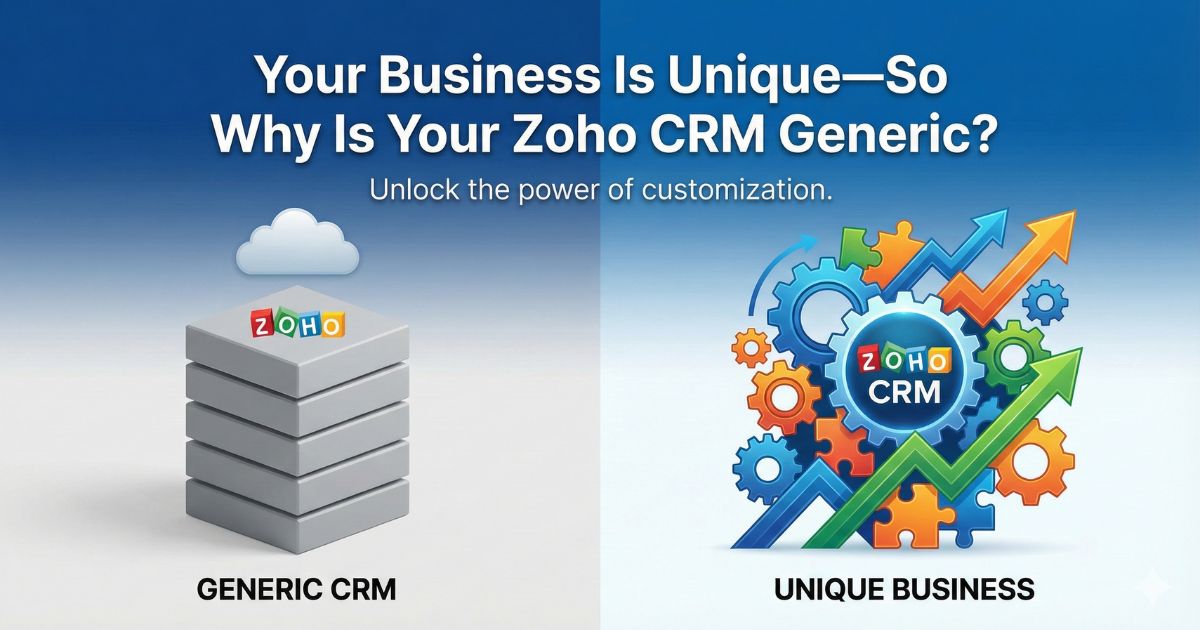 Your Business Is Unique—So Why Is Your Zoho CRM Generic?