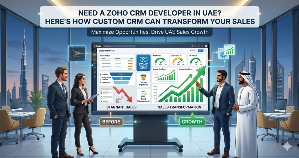 Need a Zoho CRM Developer in UAE? Here’s How Custom CRM Can Transform Your Sales