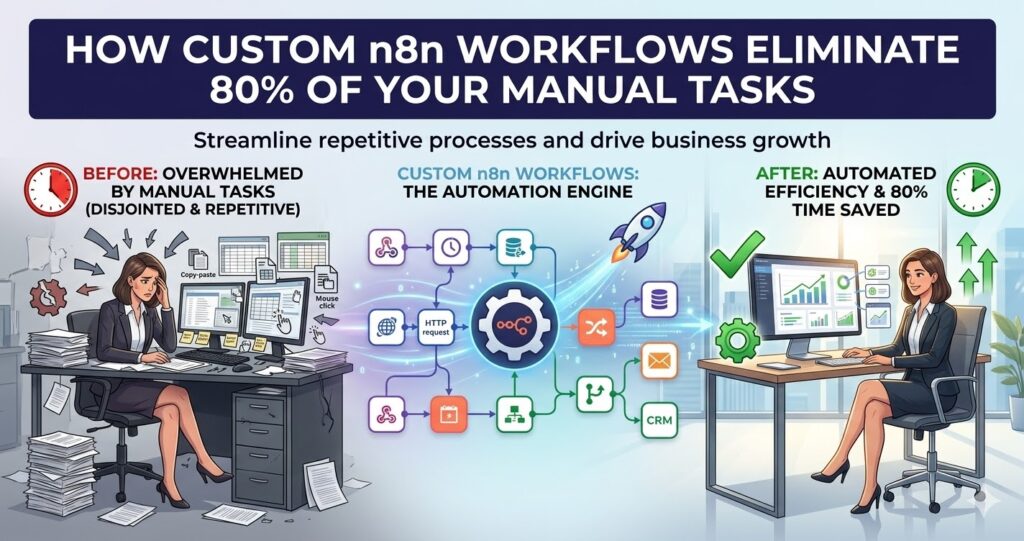How Custom n8n Workflows Can Eliminate 80% of Your Manual Tasks