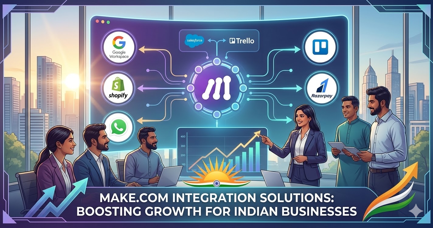 Make.com Integration Solutions for Fast-Growing Businesses in India