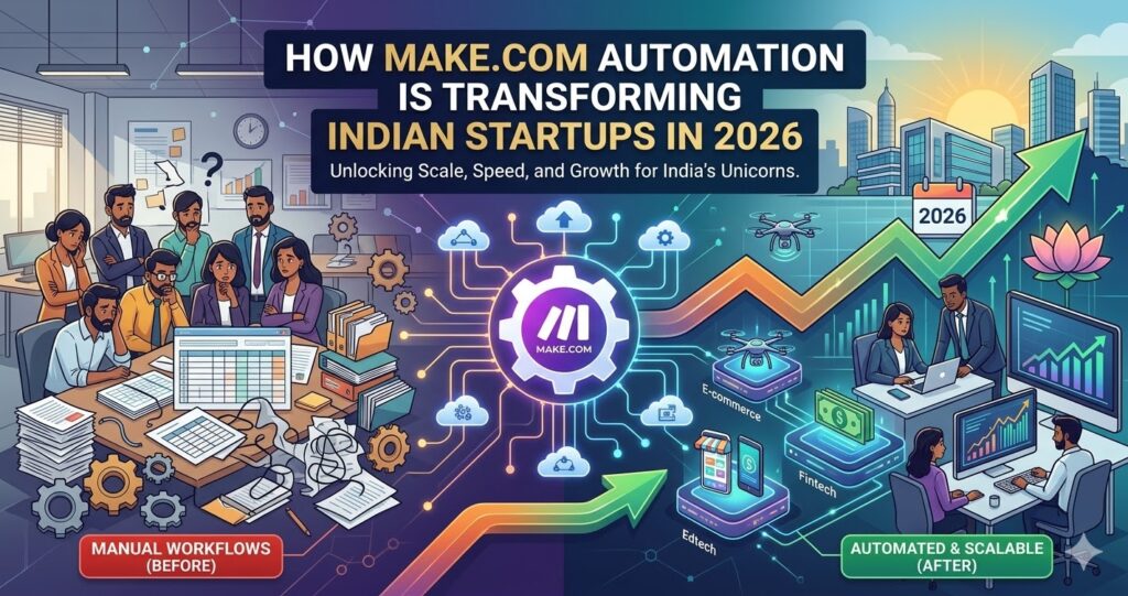 How Make.com Automation Is Transforming Indian Startups in 2026