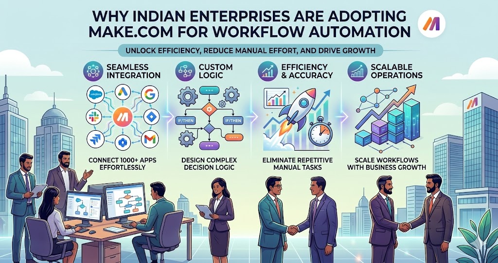 Why Indian Enterprises Are Adopting Make.com for Workflow Automation