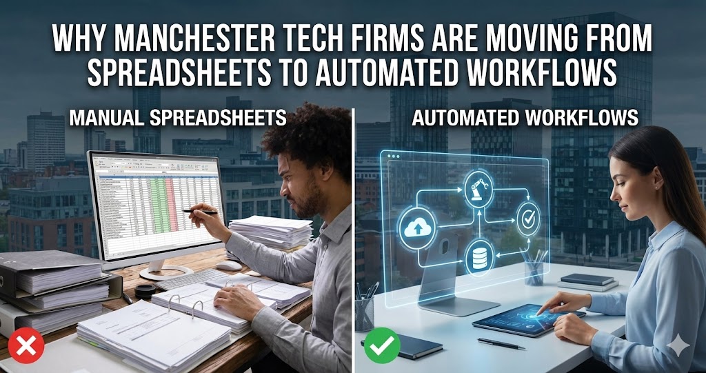 Hire a Workflow Automation Expert in Manchester to Replace Spreadsheets with Smart Systems