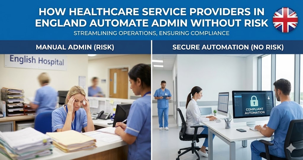 How Healthcare Service Providers in England Automate Admin Without Risk